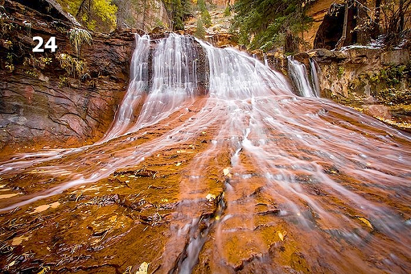utah waterfall