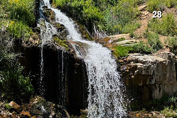 utah waterfall