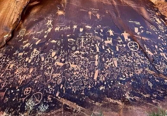 native american petroglyph