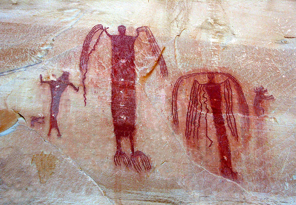 native american petroglyph